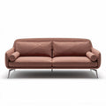 Canapé en tissu rose avec accoudoirs 200 x 90 x 85 cm pour salon contemporain